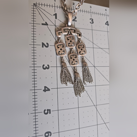 Trifari signed Tassel statement necklace - Picture 3 of 11